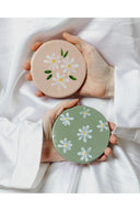 Pottery Flowery Coasters (Unit)