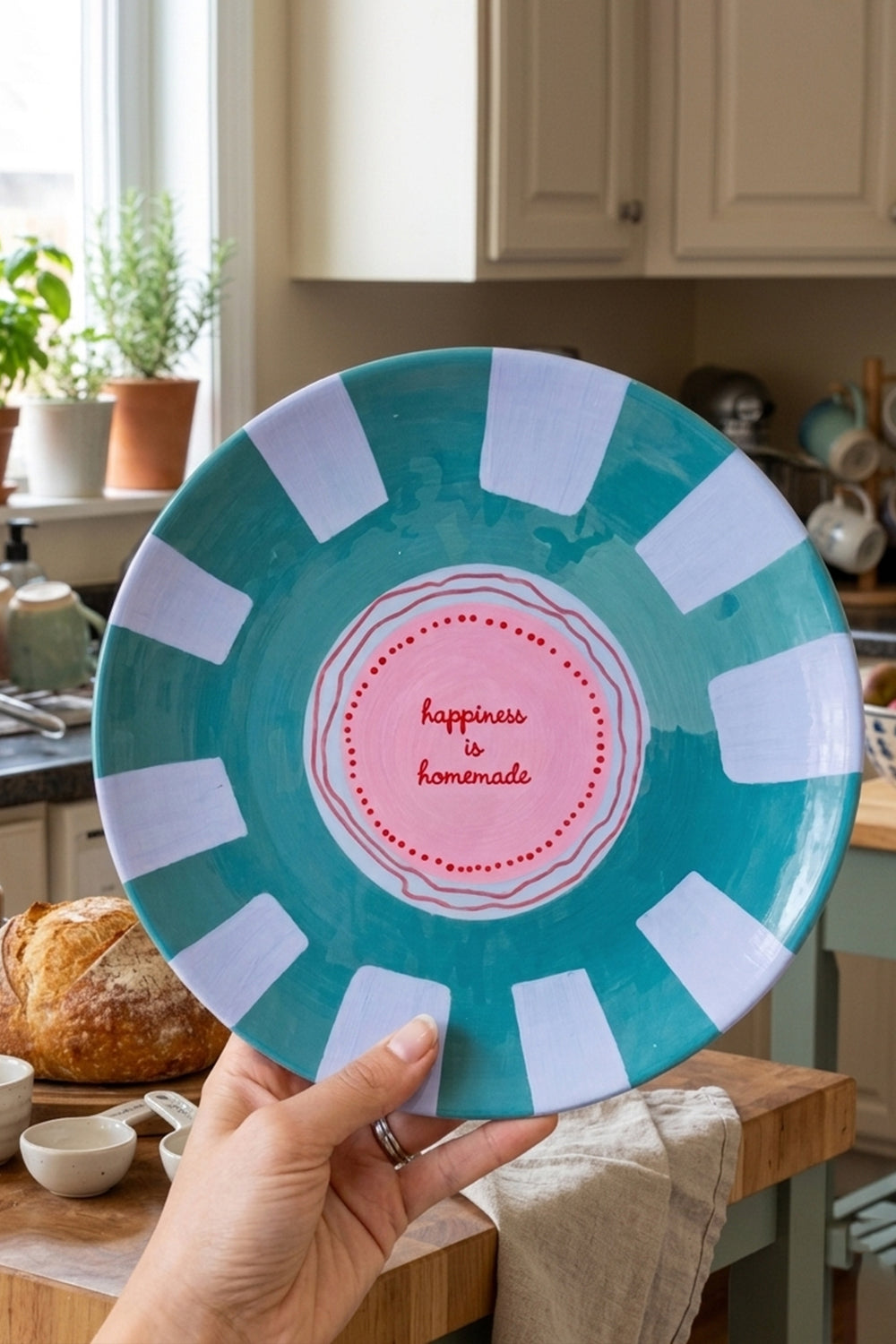 "Happiness Is Homemade" Plate (27cm)
