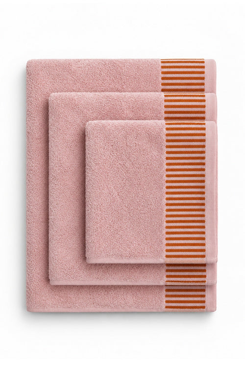 Striped Border Towel