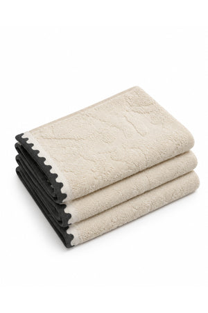 Scalloped Towels (Pack of 3)