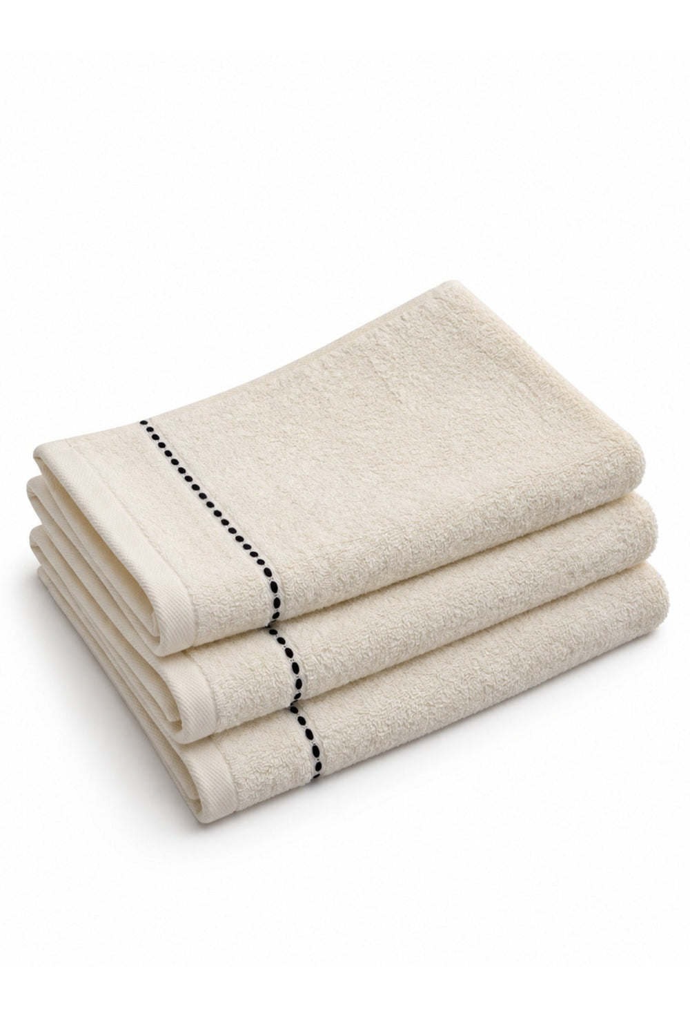 Bordered Towels (Pack of 3)
