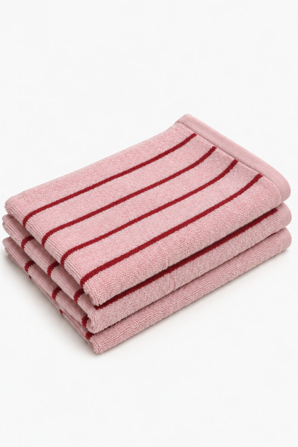 Contrast Striped Towels (Pack of 3)