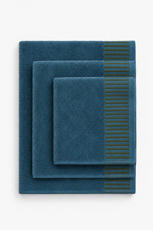 Striped Border Towel