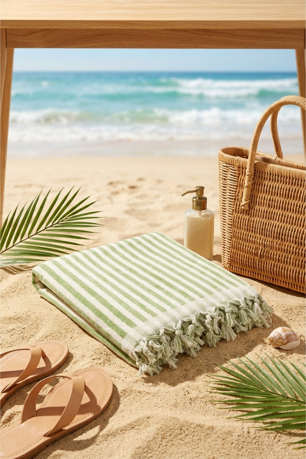 Striped Beach Towel (100x200 cm)