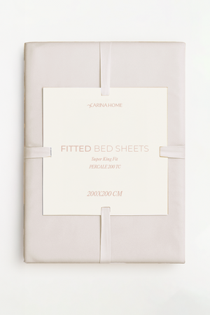 Percale Fitted Super King Bedsheet (TC200)
