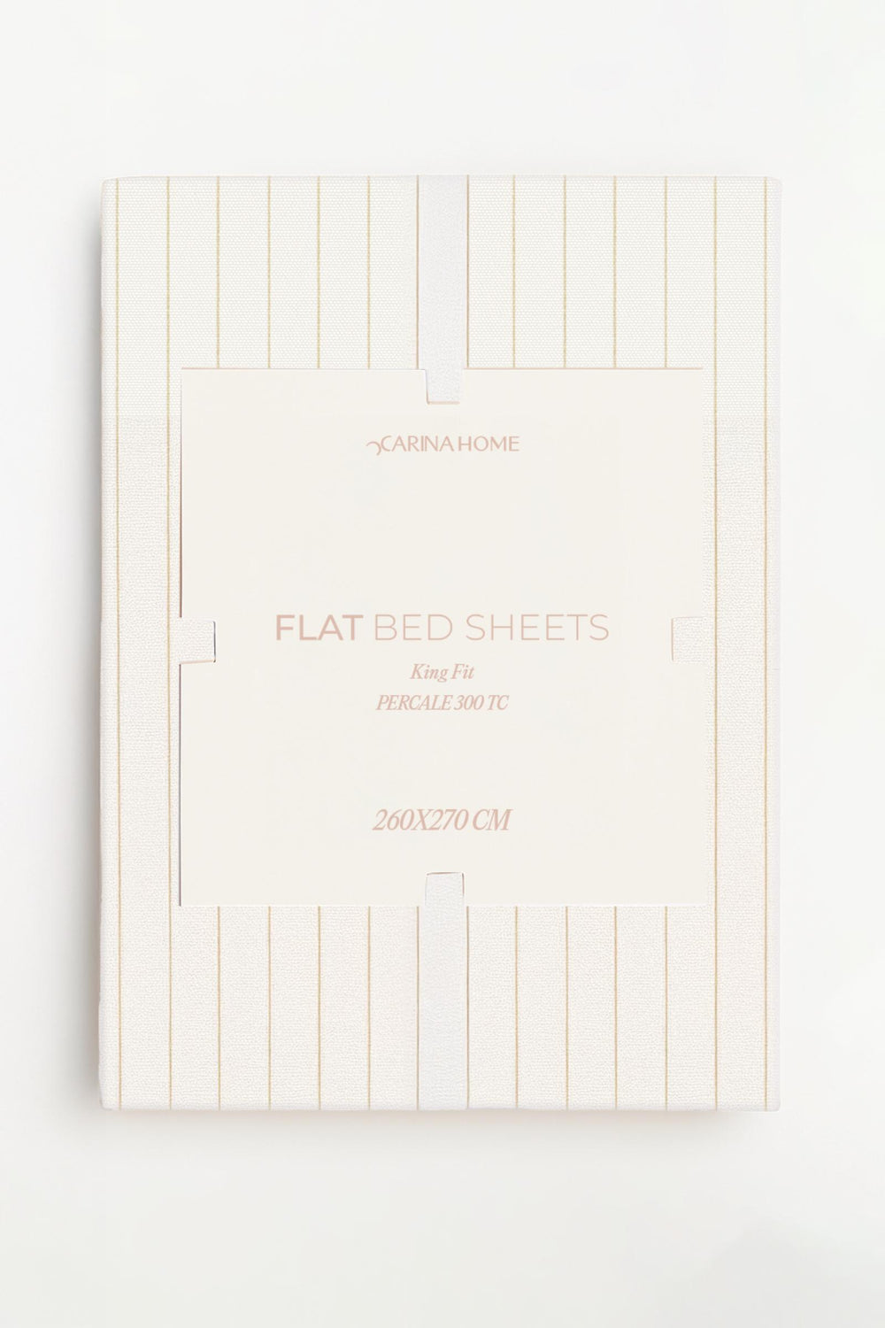 Percale Flat King Bedsheet (TC300)