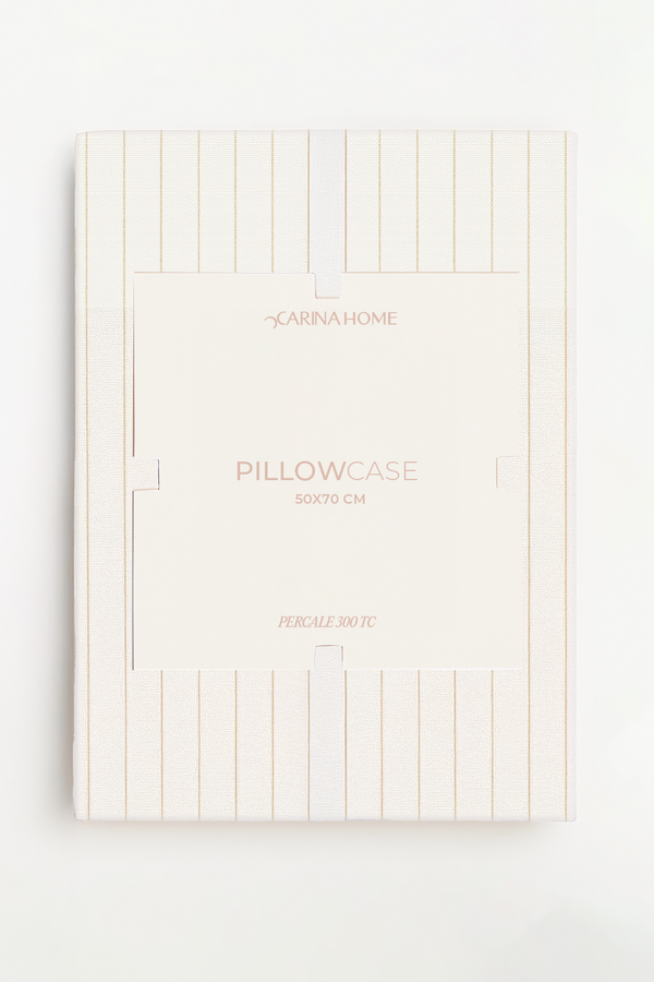 Percale Striped Pillowcases (TC300)