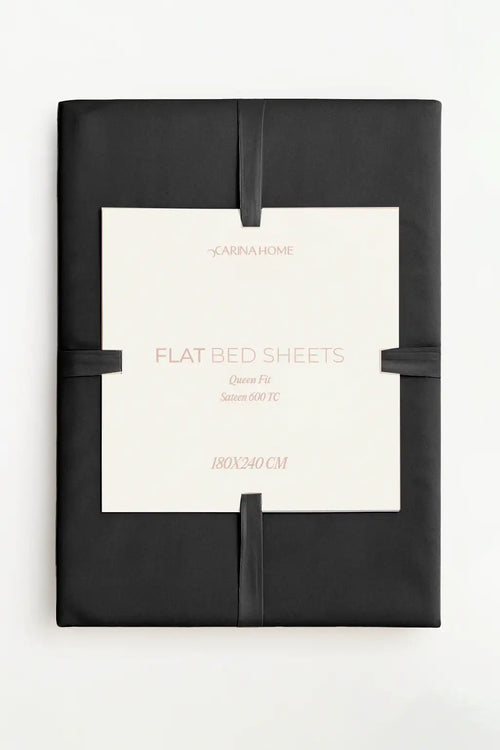 Sateen Flat Queen Bedsheet (TC600)