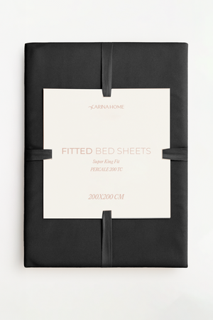Percale Fitted Super King Bedsheet (TC200)