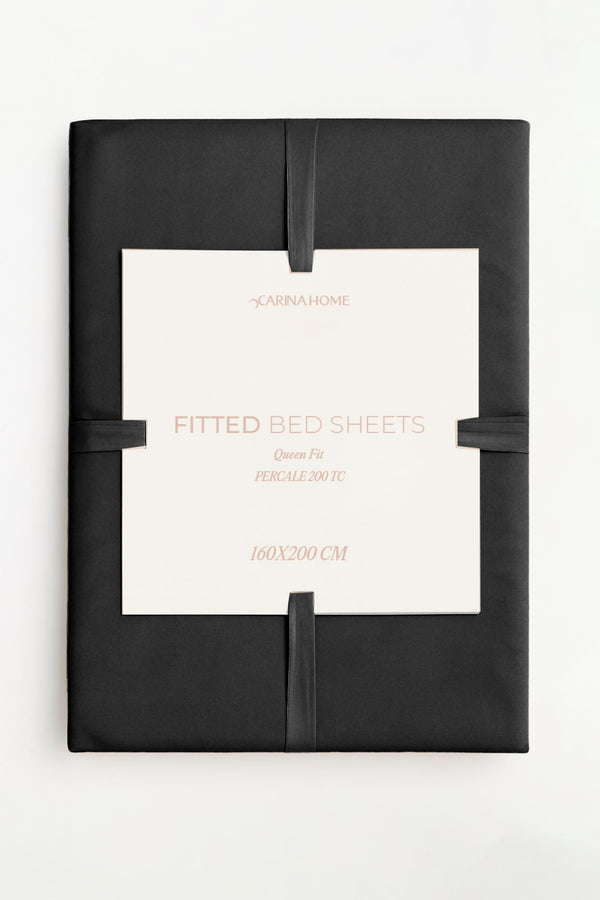 Percale Fitted Queen Bedsheet (TC200)