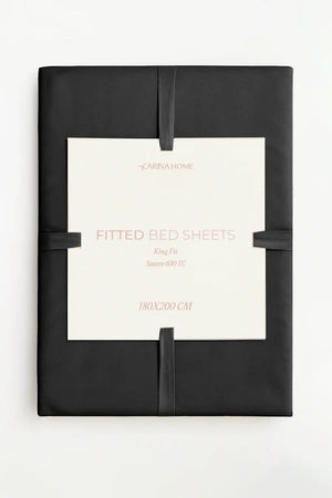 Sateen Fitted King Bedsheet (TC600)