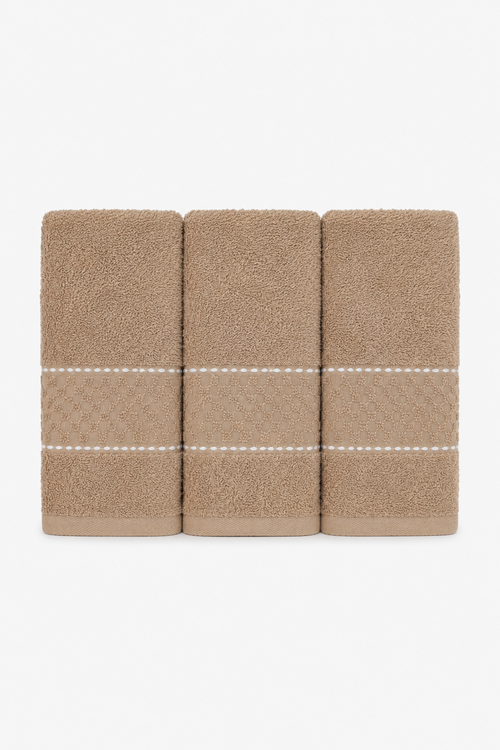 Stitched Guest Towel (Pack of 3)