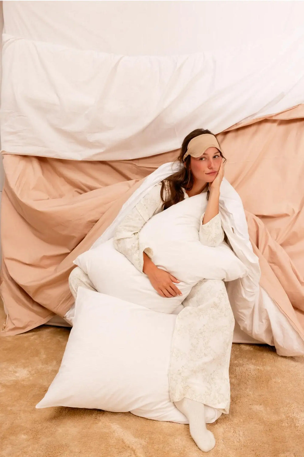 Percale Fitted Super King Bedsheet (TC300)