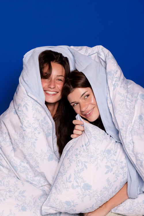 Percale Floral Pillowcases (TC200) - Carina Home