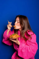 Glass Plate with Gold Rim (33cm)