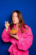 Glass Plate with Gold Rim (20cm)