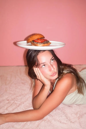 Porcelain Beige Dinner Plate (27cm) - Carina Home