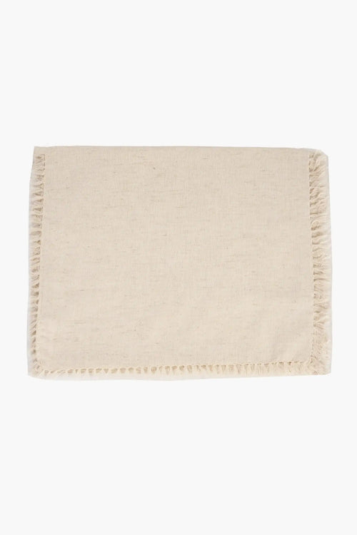 Linen Off White Table Runner - Carina Home