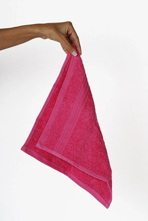 Border Face Towels (Pack of 3) - Carina Home