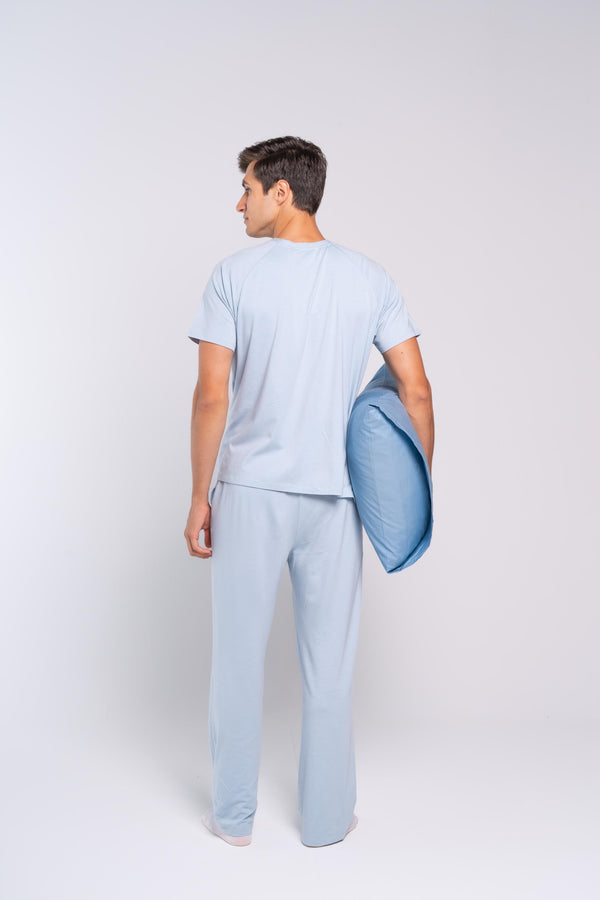 Round Neck Pyjama Set