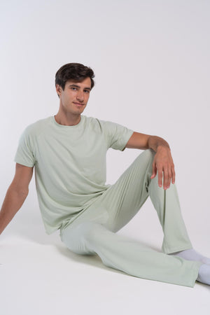 Round Neck Pyjama Set