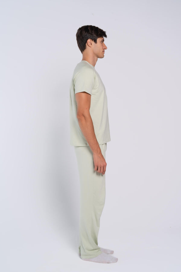 Round Neck Pyjama Set