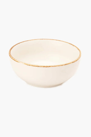 Porcelain Beige Bowl (12cm) - Carina Home