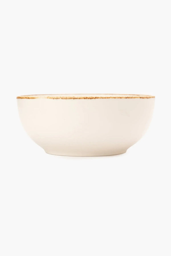 Porcelain Beige Bowl (12cm) - Carina Home