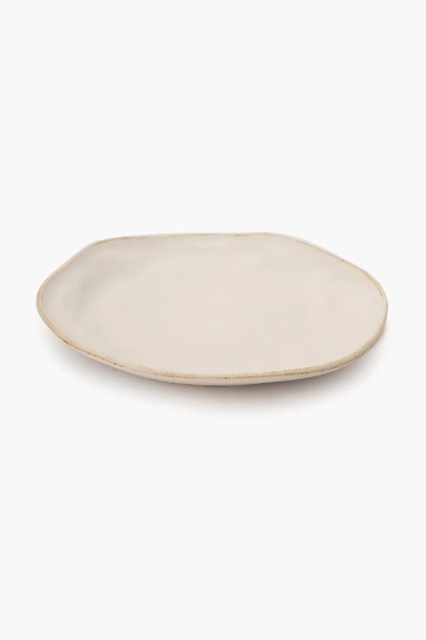 Porcelain Beige Dinner Plate (21cm) - Carina Home