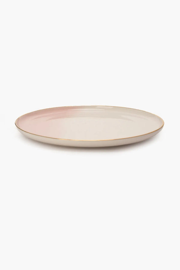 Porcelain Pink Dinner Plate (27cm) - Carina Home