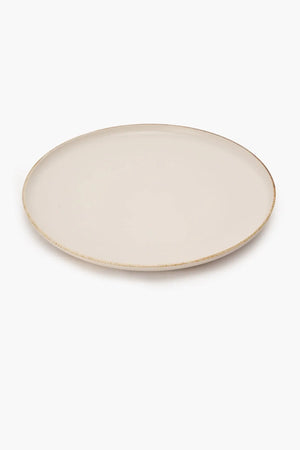 Porcelain Beige Dinner Plate (27cm) - Carina Home