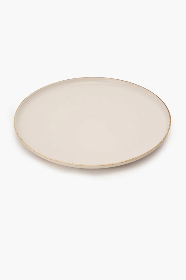 Porcelain Beige Dinner Plate (27cm) - Carina Home