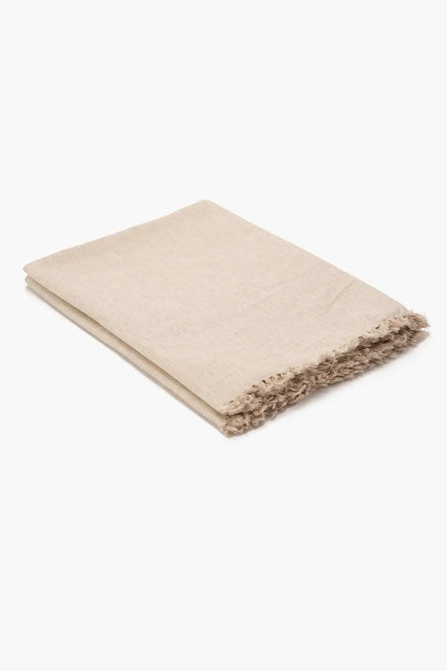 Linen Beige Table Cloth - Carina Home