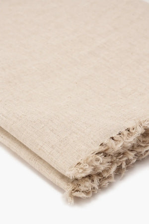 Linen Beige Table Cloth - Carina Home