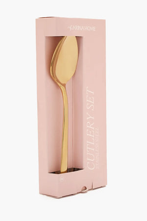 Gold Table Spoon Set (Pack of 6) - Carina Home