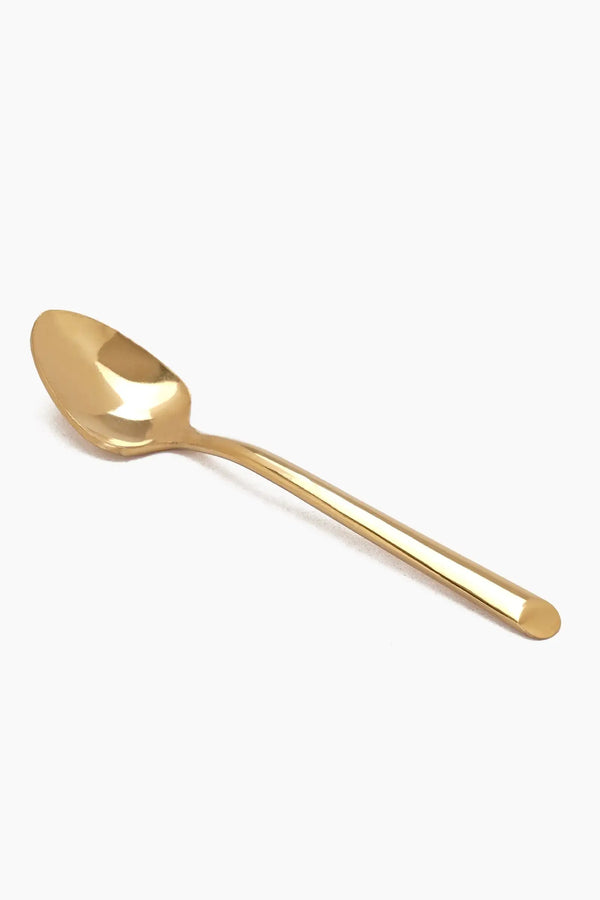 Gold Tea Spoon Set (Pack of 6) - Carina Home