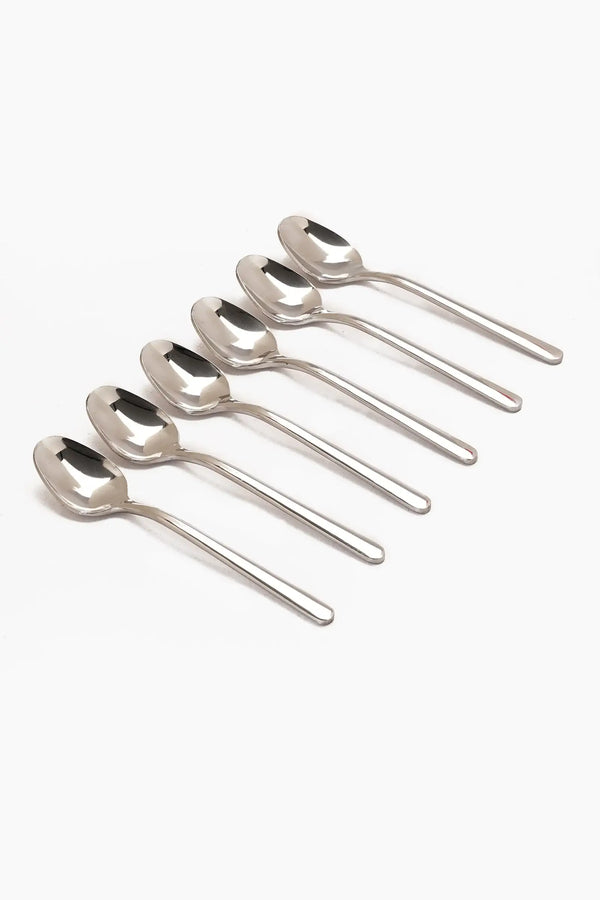 Silver Tea Spoon Set (Pack of 6)