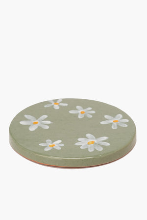 Pottery Flowery Coasters (Unit)