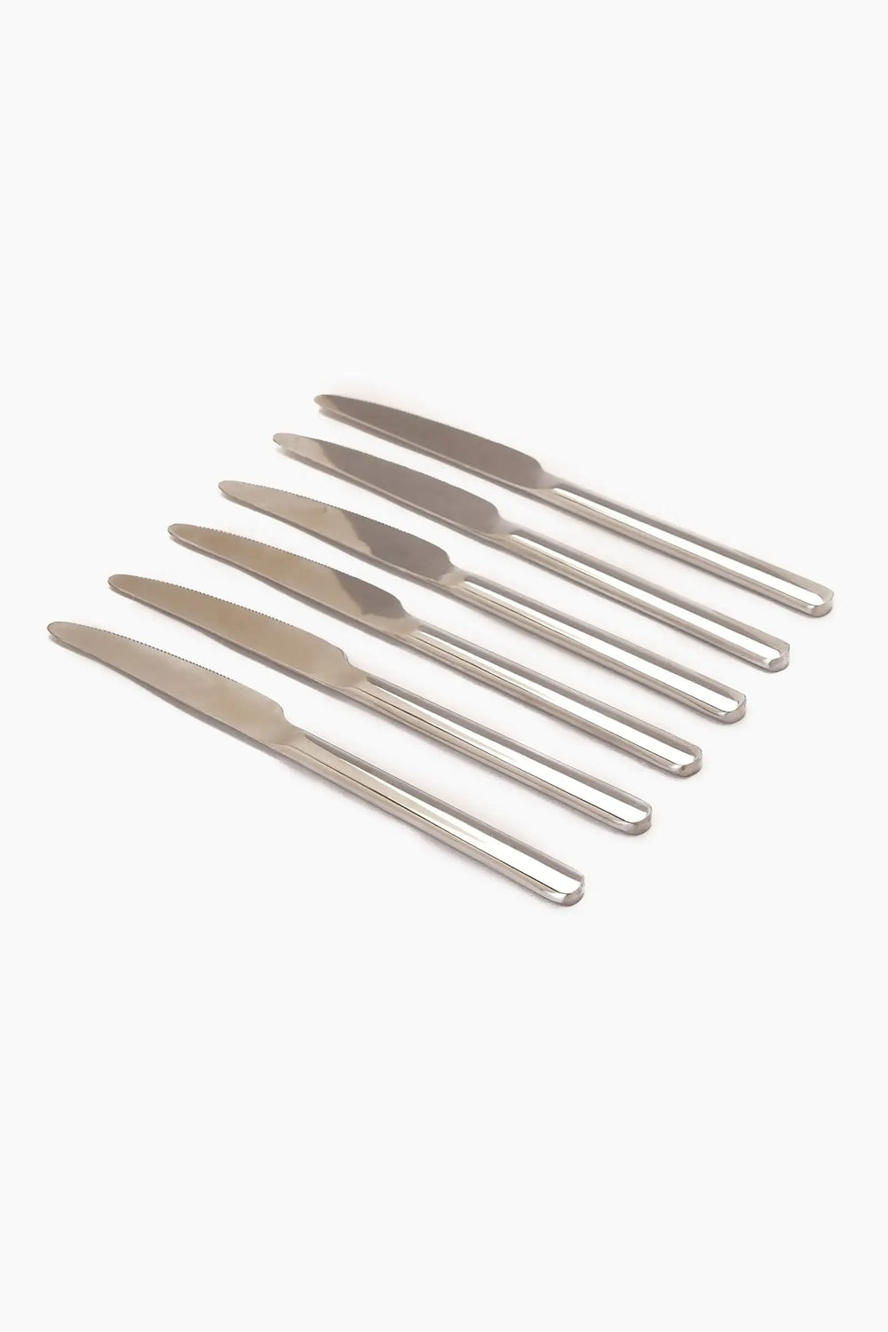 Silver Knife Set (Pack of 6) - Carina Home