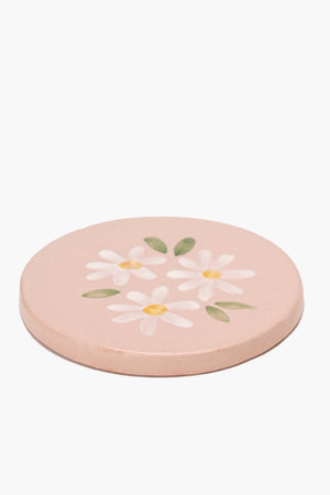 Pottery Flowery Coasters (Unit)