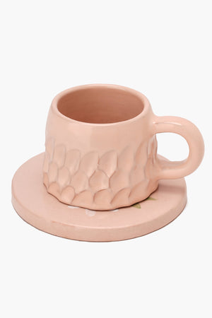 Pottery Flowery Coasters (Unit)