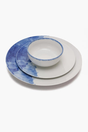 Porcelain Blue Dinner Plate (27cm) - Carina Home