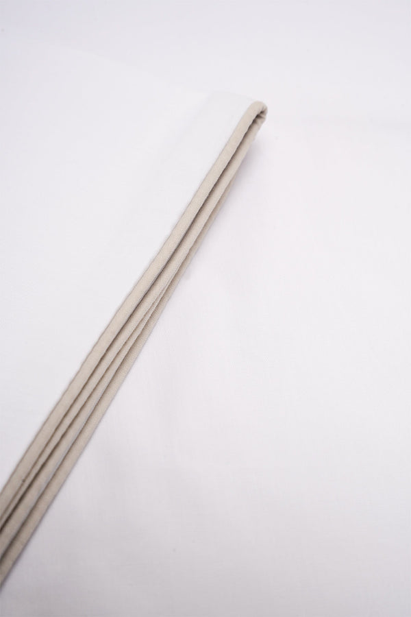 Percale King Duvet Cover With Border (TC300)