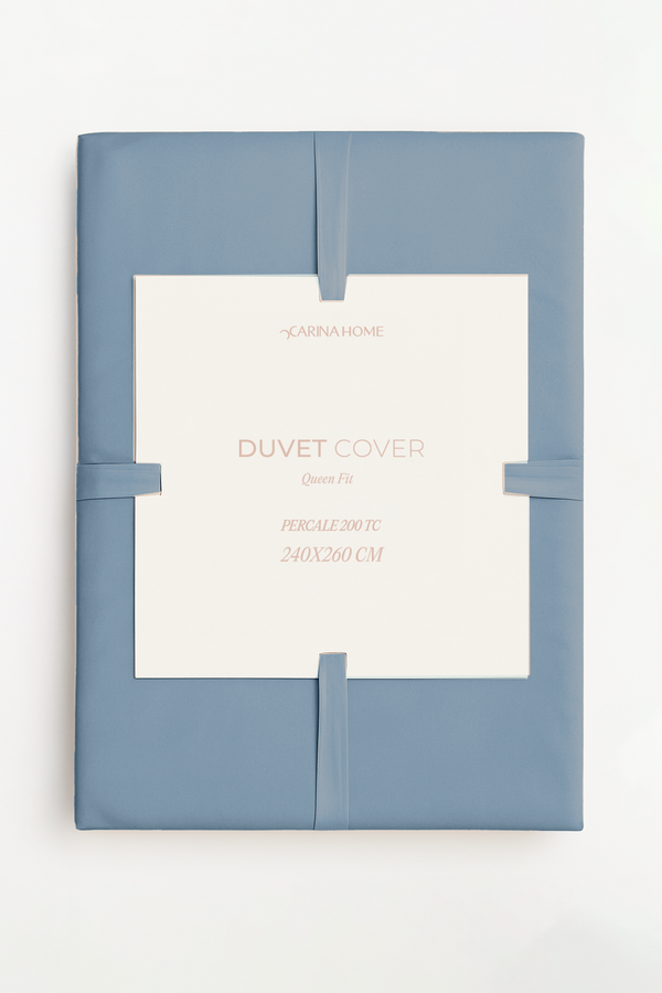 Percale Double Queen Duvet Cover (TC200)