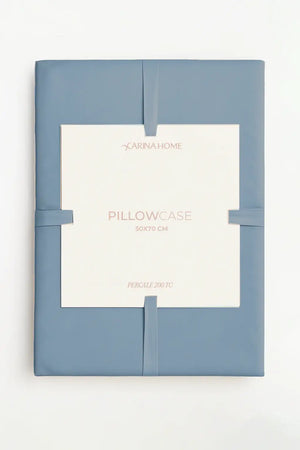 Percale Pillowcase with Pipping (TC200) - Carina Home