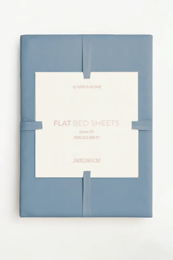 Percale Flat Queen Bedsheet (TC200)