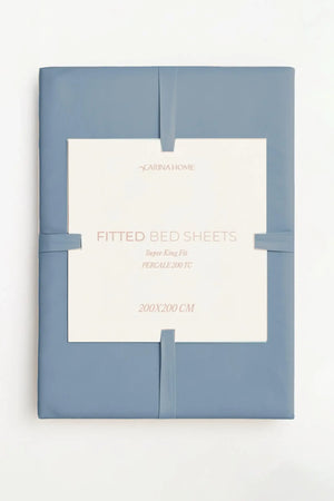 Percale Fitted Super King Bedsheet (TC200)
