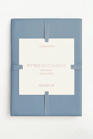 Percale Fitted Super King Bedsheet (TC200)