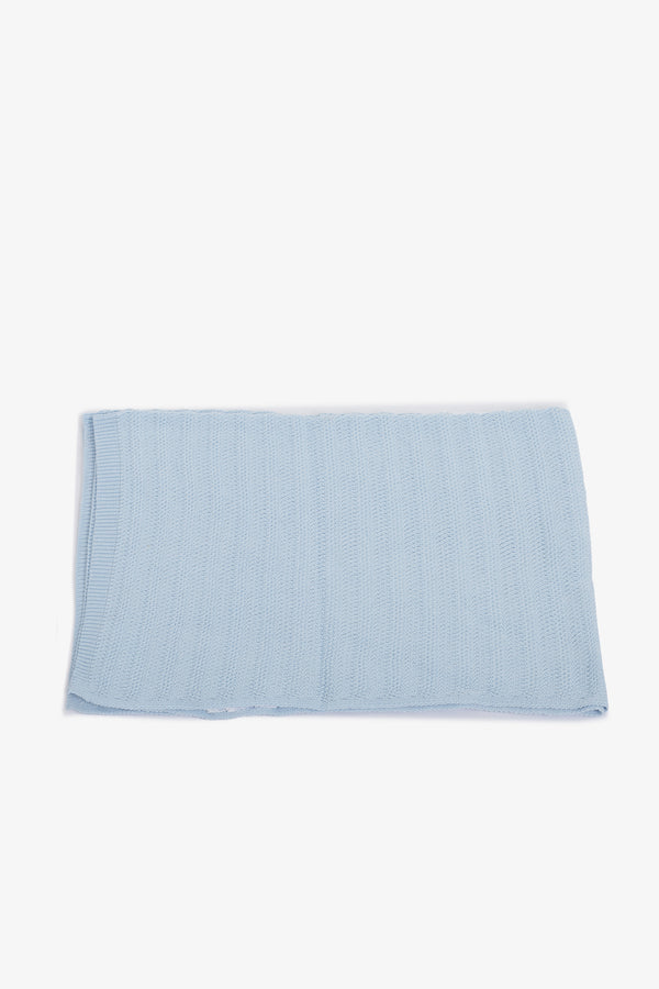 Waves Knit Baby Throw