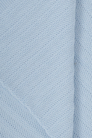 Waves Knit Baby Throw